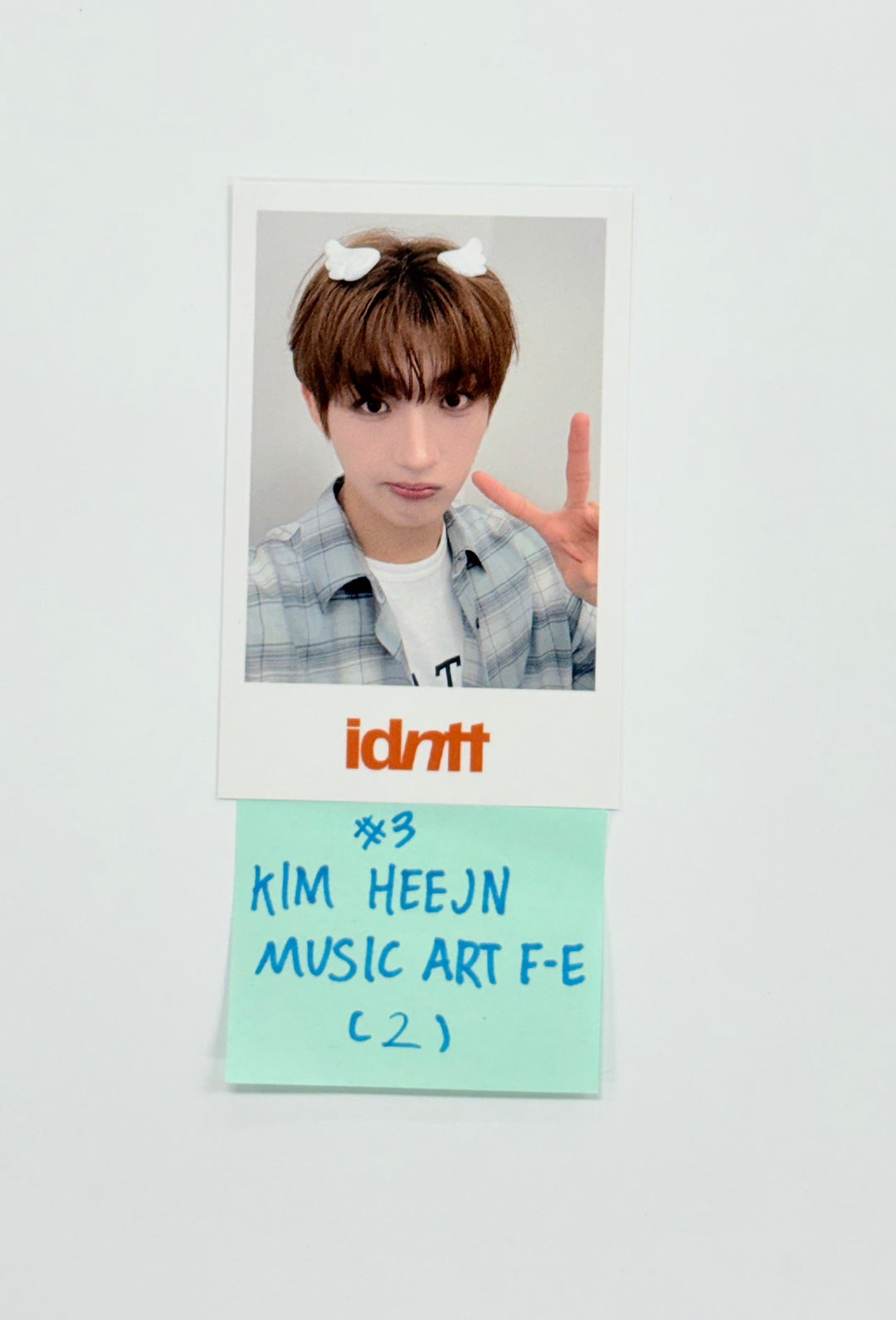 idntt "unevermet" - Music Art Fansign Event Polaroid Type Photocards (Objekt Music Album ver.) [25.9.23]