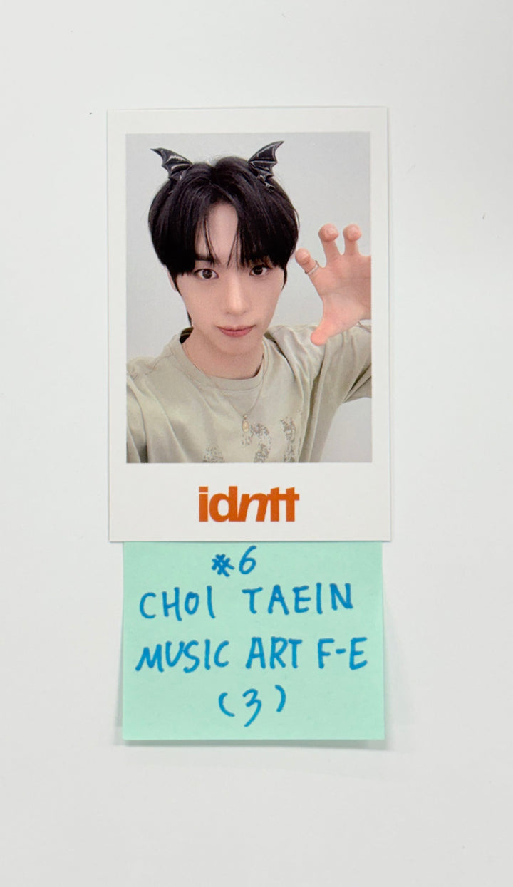 idntt "unevermet" - Music Art Fansign Event Polaroid Type Photocards (Objekt Music Album ver.) [25.9.23]