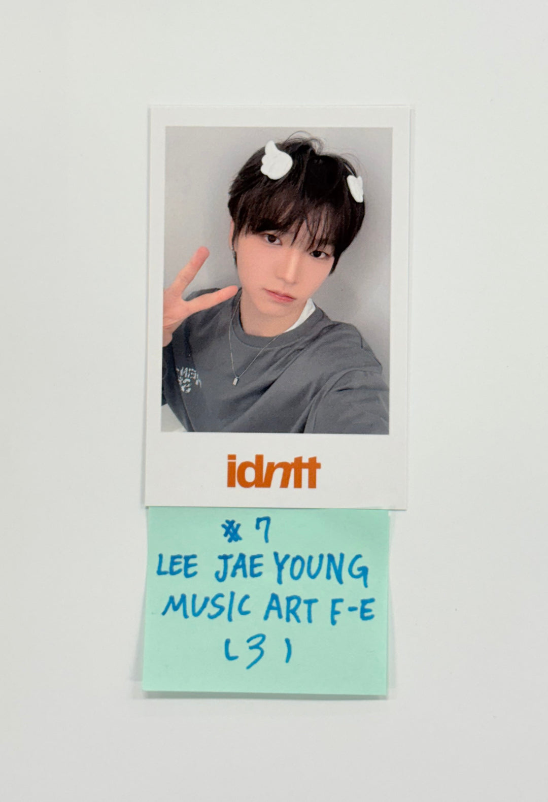idntt "unevermet" - Music Art Fansign Event Polaroid Type Photocards (Objekt Music Album ver.) [25.9.23]