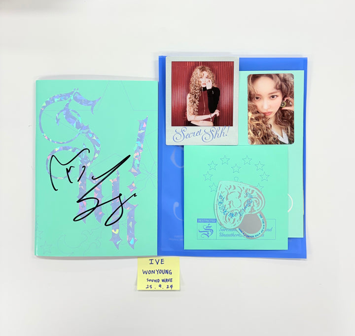 WONYOUNG (of IVE) "IVE SECRET" - Hand Autograhped(Signed) Album [25.9.24]