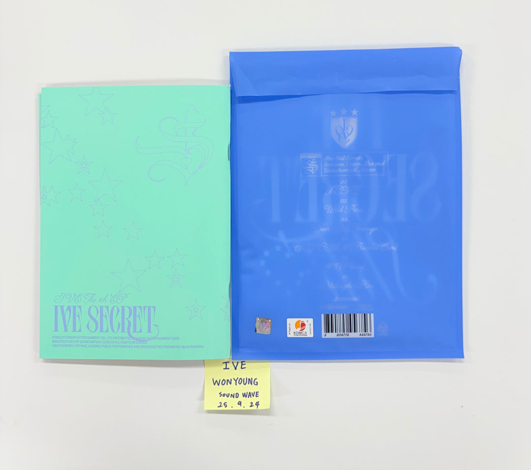 WONYOUNG (of IVE) "IVE SECRET" - Hand Autograhped(Signed) Album [25.9.24]