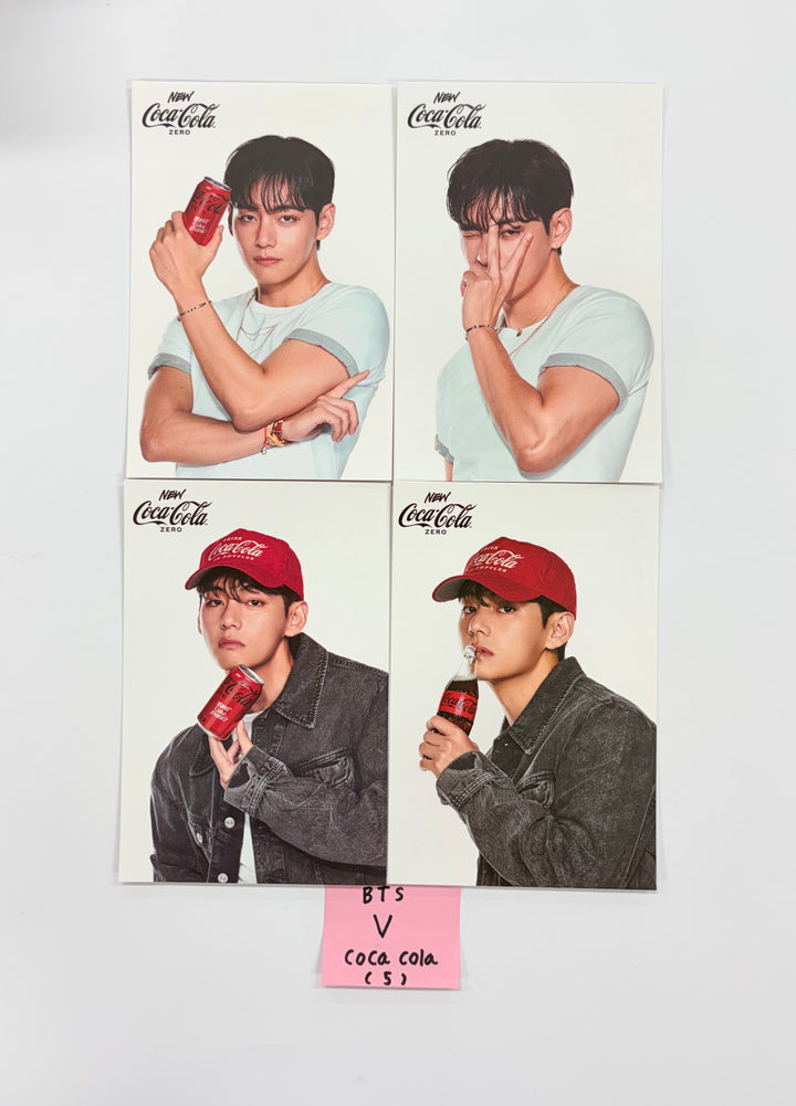 V (of BTS) - COCA COLA Event Postcard Set (4ea) [25.9.24]
