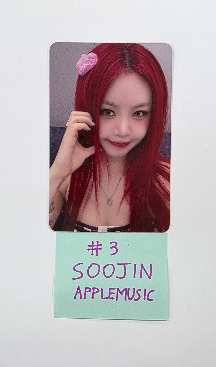 SOOJIN "BADITUDE" -  Apple Music Fansign Event Photocard R3 [25.9.26]