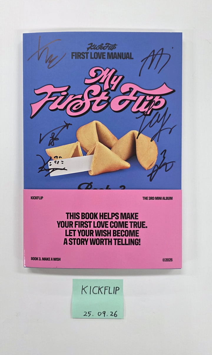KickFlip "My First Flip" - Hand Authgraphed (Signed) Promo Album  [25.9.26]