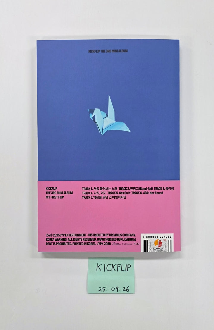 KickFlip "My First Flip" - Hand Authgraphed (Signed) Promo Album  [25.9.26]