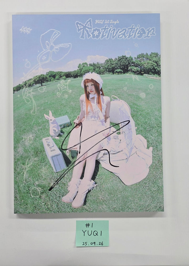 YUQI (of I-die) "Motivation" - Hand Authgraphed (Signed) Promo Album  [25.9.26]