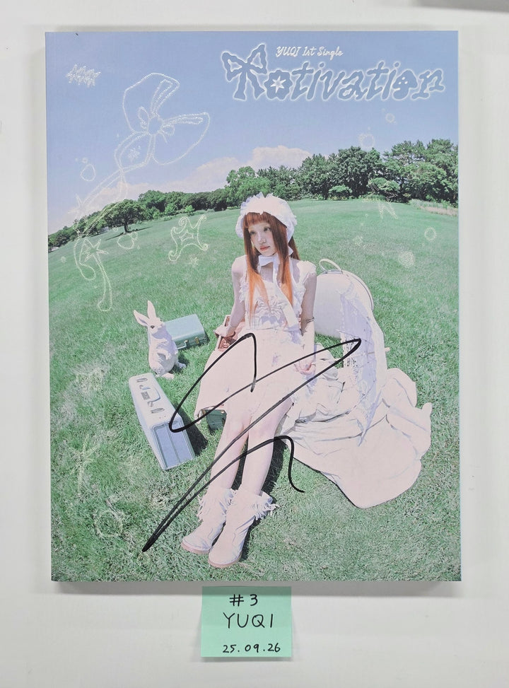 YUQI (of I-die) "Motivation" - Hand Authgraphed (Signed) Promo Album  [25.9.26]