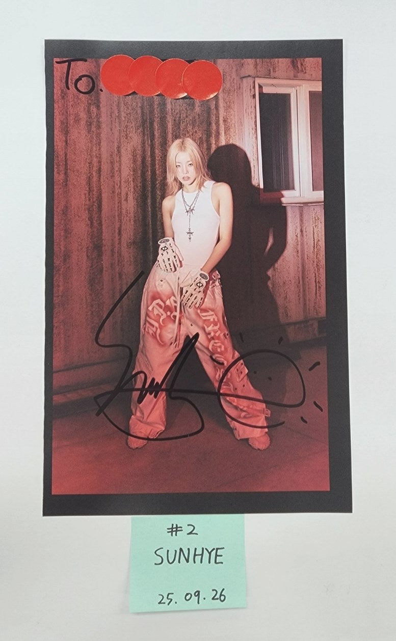 YOUNG POSSE "Growing Pain pt.1 : FREE" - A Cut Page From Fansign Event Album (Sticker Book ver.) [25.9.26]