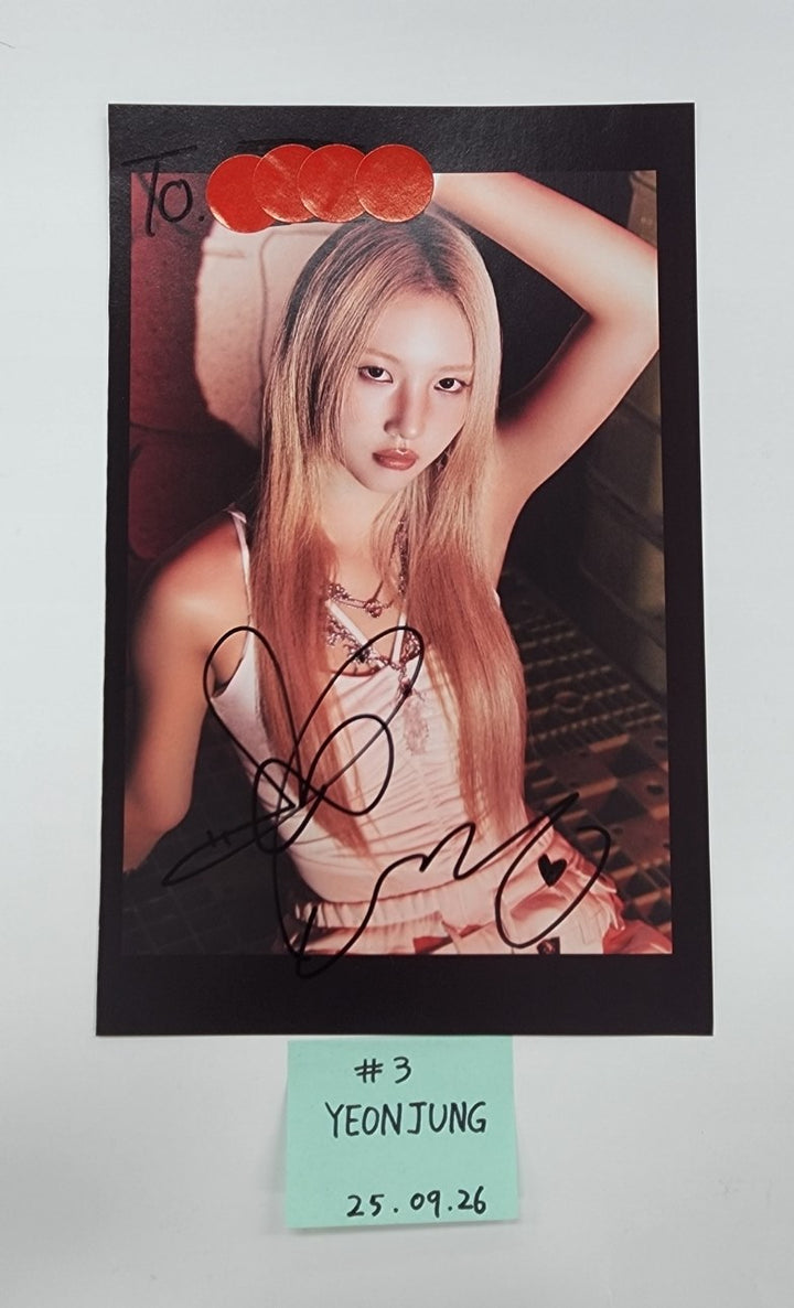 YOUNG POSSE "Growing Pain pt.1 : FREE" - A Cut Page From Fansign Event Album (Sticker Book ver.) [25.9.26]
