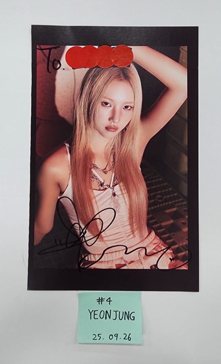 YOUNG POSSE "Growing Pain pt.1 : FREE" - A Cut Page From Fansign Event Album (Sticker Book ver.) [25.9.26]