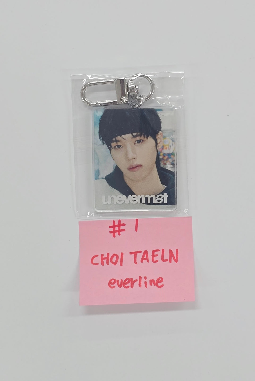 idntt "unevermet" - Everline Lucky Draw Event Acrylic Keyring (Objekt Music Album ver.) [25.9.29]
