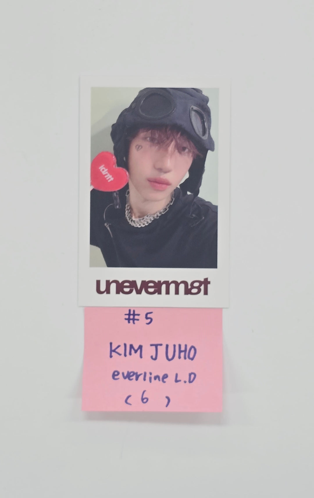 idntt "unevermet" - Everline Lucky Draw Event Polaroid Type Photocards (Objekt Music Album ver.) [25.9.29]