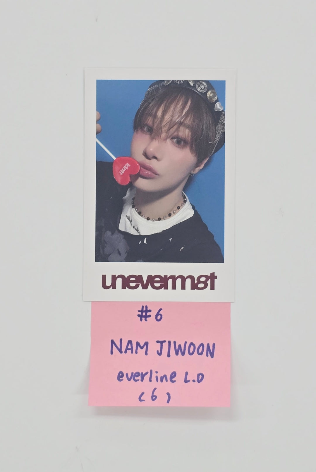 idntt "unevermet" - Everline Lucky Draw Event Polaroid Type Photocards (Objekt Music Album ver.) [25.9.29]
