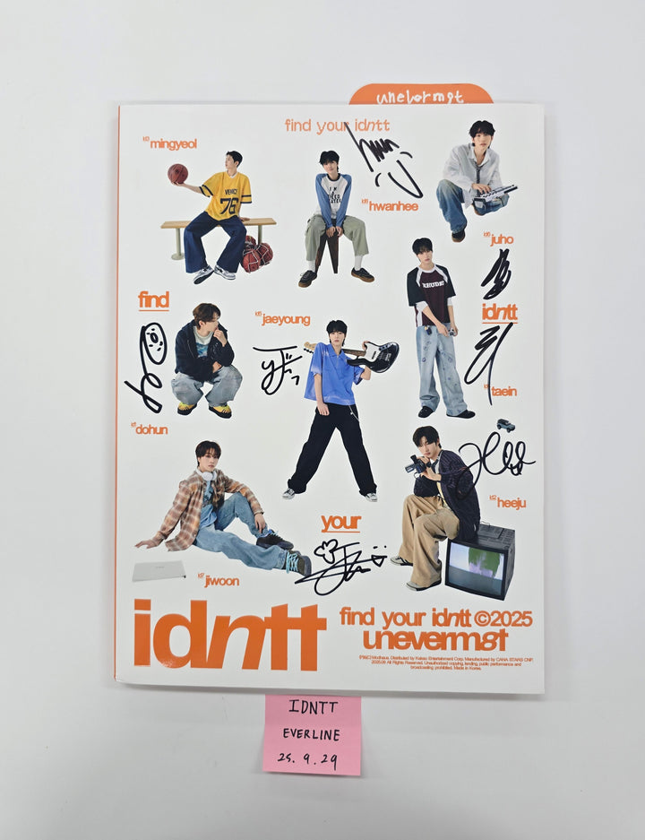idntt "unevermet" - Hand Autograhped(Signed) Album [25.9.29]