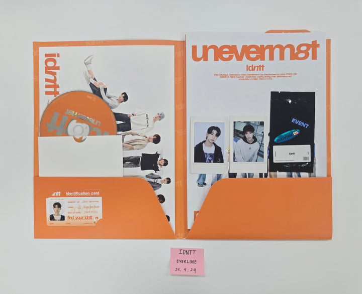 idntt "unevermet" - Hand Autograhped(Signed) Album [25.9.29]