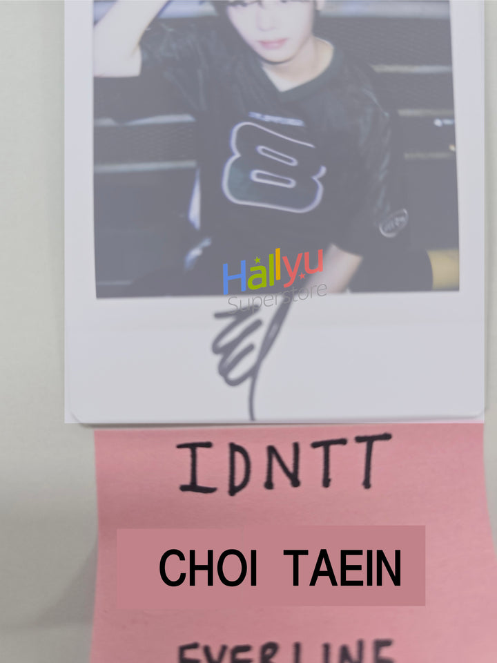 CHOI TAEIN (of idntt) "unevermet" - Hand Autographed(Signed) Polaroid [25.9.29]