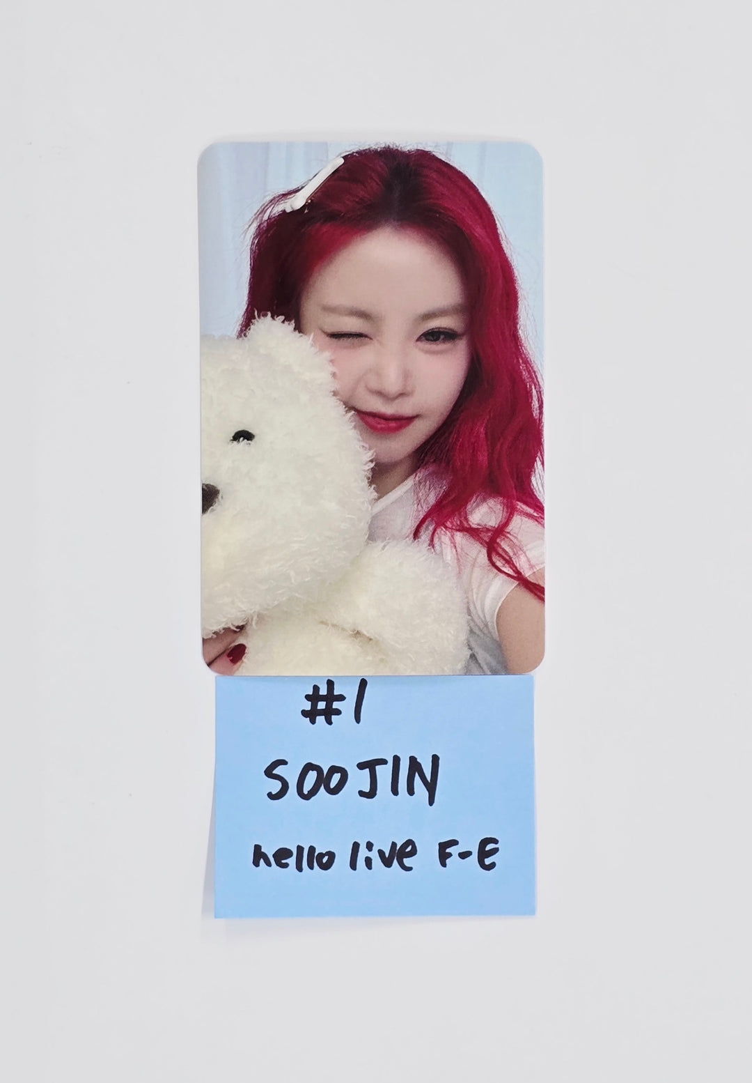 SOOJIN "BADITUDE" - Hello Live Fansign Event Photocard [25.9.30]