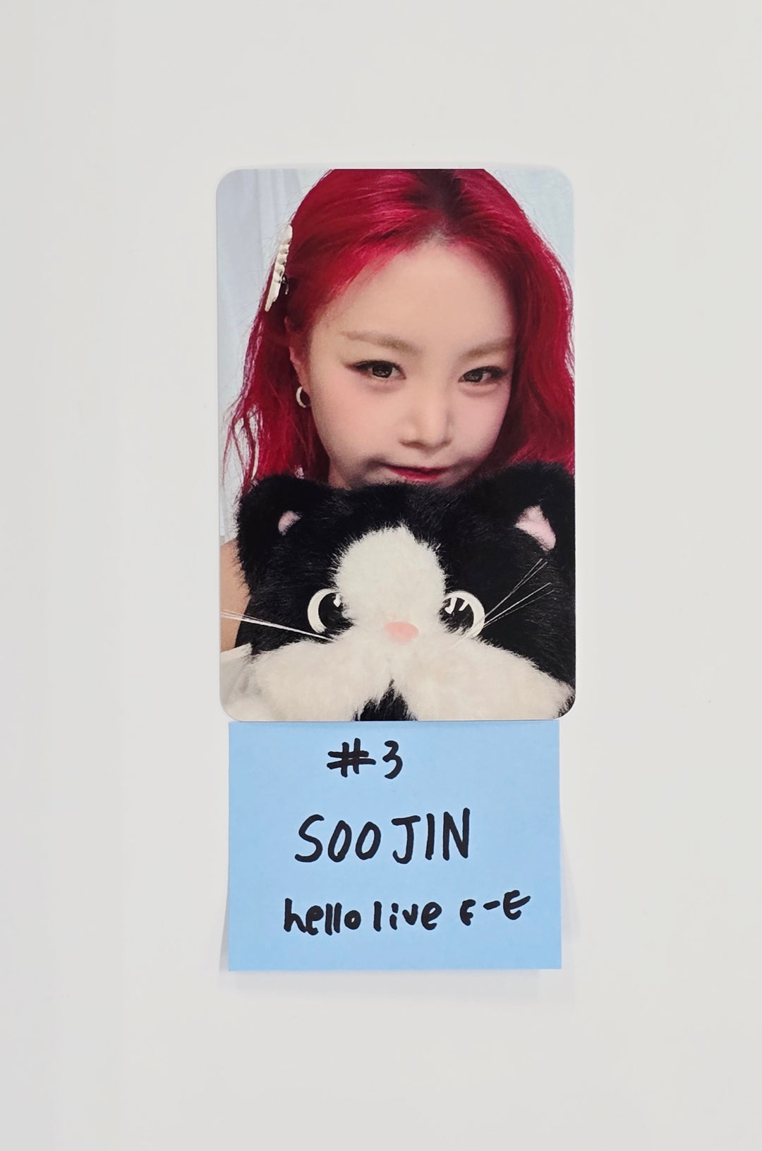 SOOJIN "BADITUDE" - Hello Live Fansign Event Photocard [25.9.30]