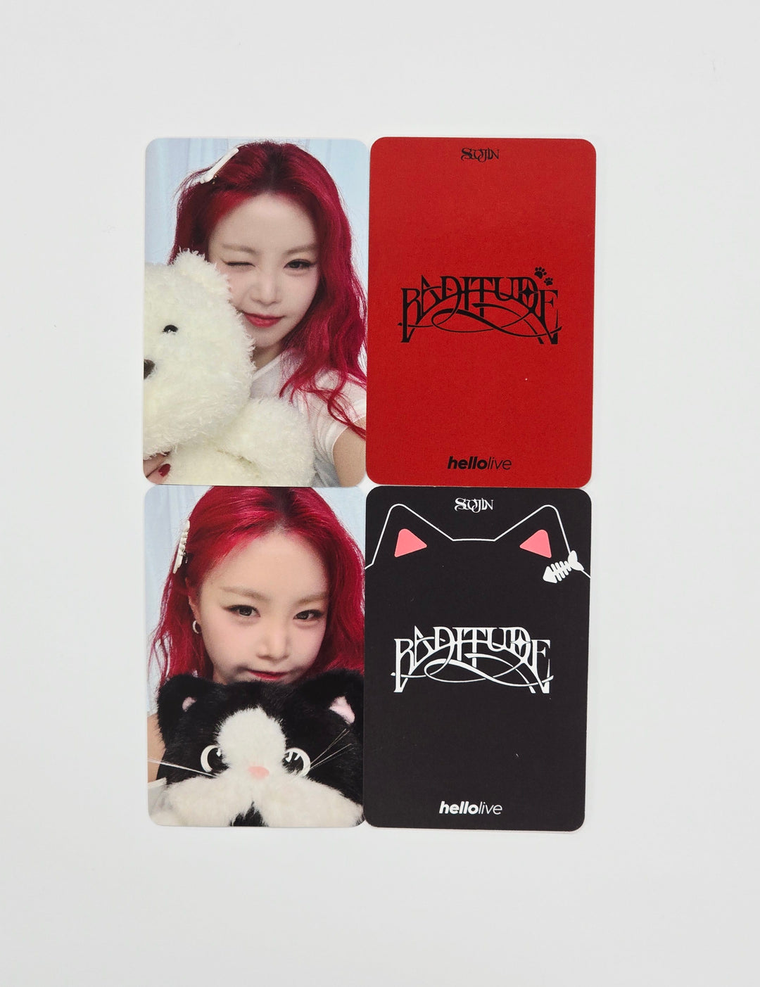 SOOJIN "BADITUDE" - Hello Live Fansign Event Photocard [25.9.30]