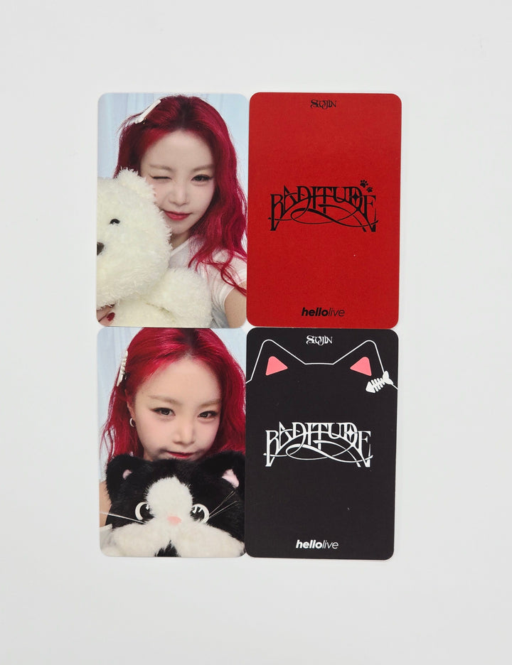 SOOJIN "BADITUDE" - Hello Live Fansign Event Photocard [25.9.30]
