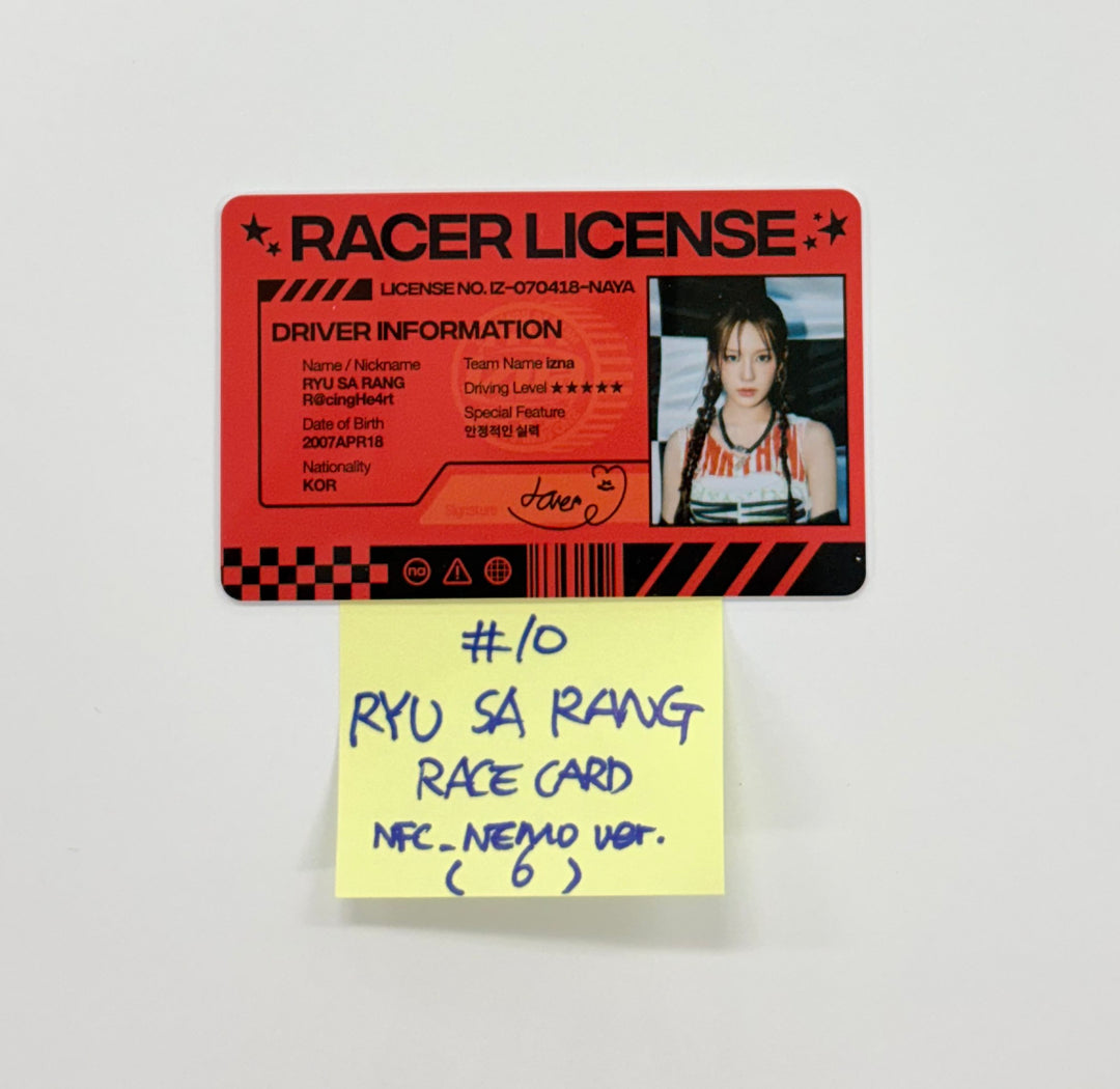 IZNA "Not Just Pretty" - Official Photocard, Race card (NFC_Nemo Ver.)[25.10.01]