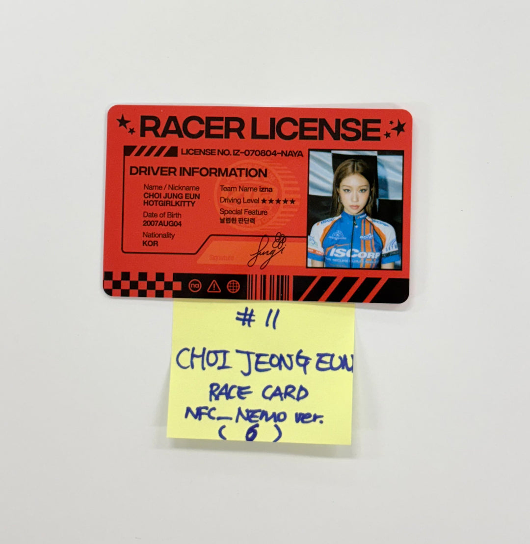 IZNA "Not Just Pretty" - Official Photocard, Race card (NFC_Nemo Ver.)[25.10.01]