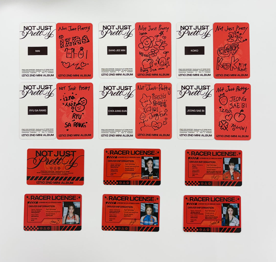 IZNA "Not Just Pretty" - Official Photocard, Race card (NFC_Nemo Ver.)[25.10.01]