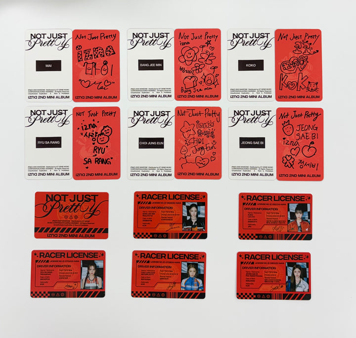 IZNA "Not Just Pretty" - Official Photocard, Race card (NFC_Nemo Ver.)[25.10.01]