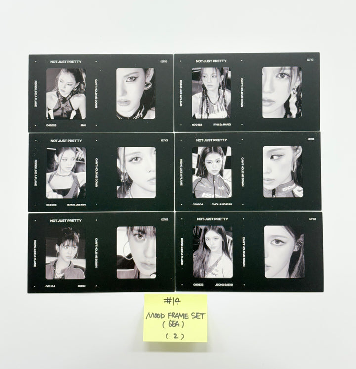 IZNA "Not Just Pretty" - Official Photocard, mood frame set (6ea), ticket set (6ea) (PHOTOBOOK Ver.) [25.10.01]