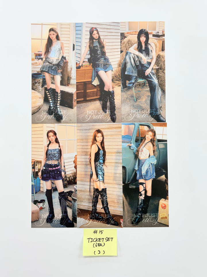 IZNA "Not Just Pretty" - Official Photocard, mood frame set (6ea), ticket set (6ea) (PHOTOBOOK Ver.) [25.10.01]