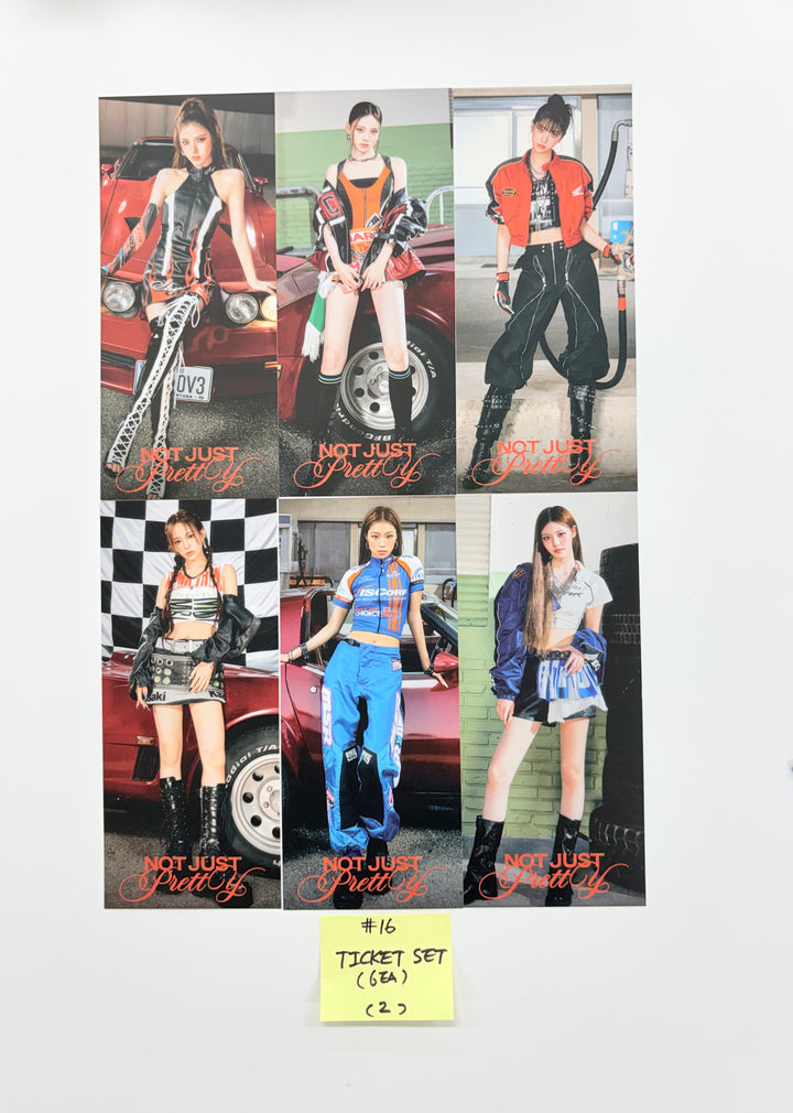 IZNA "Not Just Pretty" - Official Photocard, mood frame set (6ea), ticket set (6ea) (PHOTOBOOK Ver.) [25.10.01]