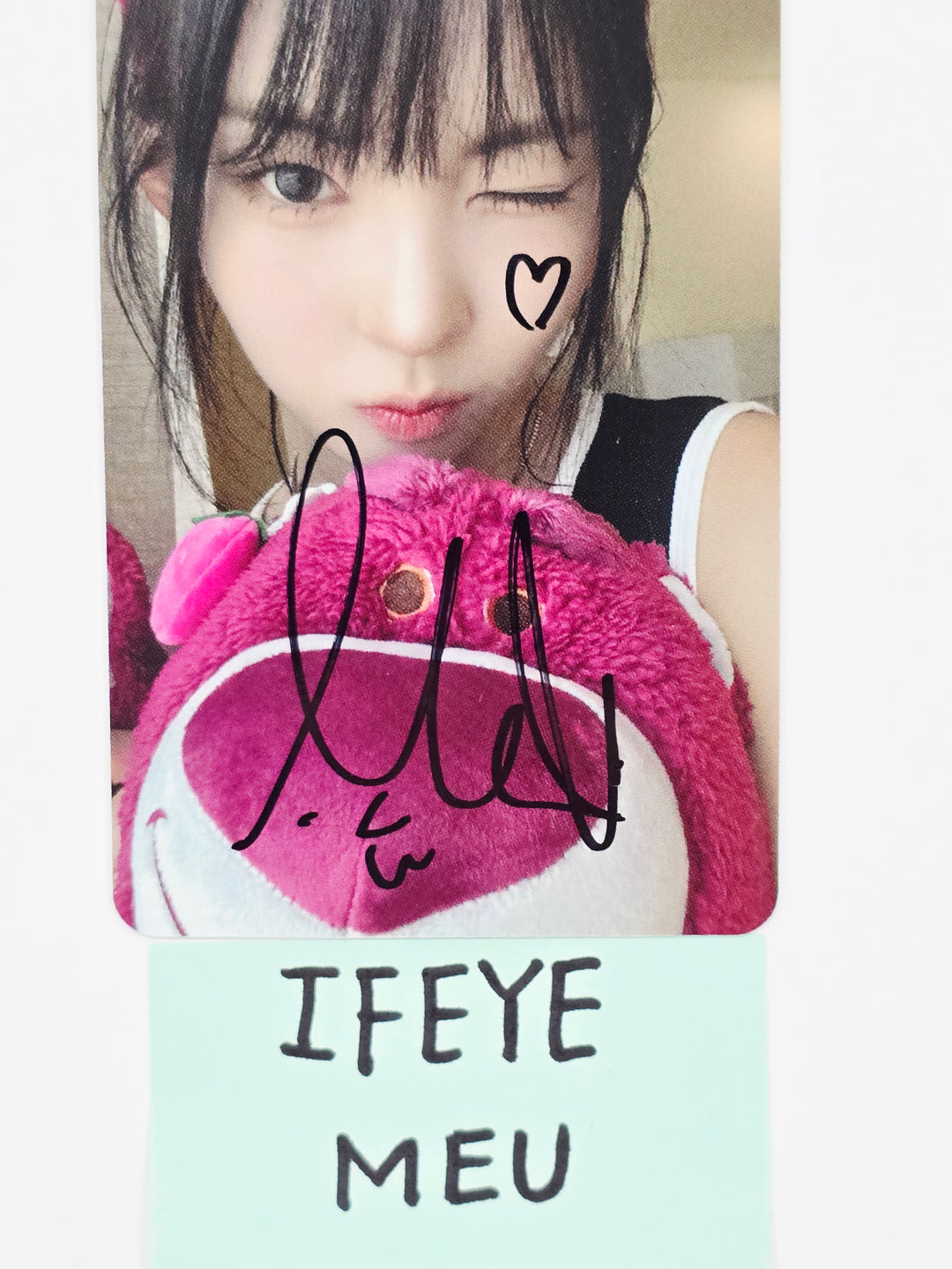 MEU (Of IFEYE) "Sweet Tang" - Hand Autographed(Signed) Photocard [25.10.01]