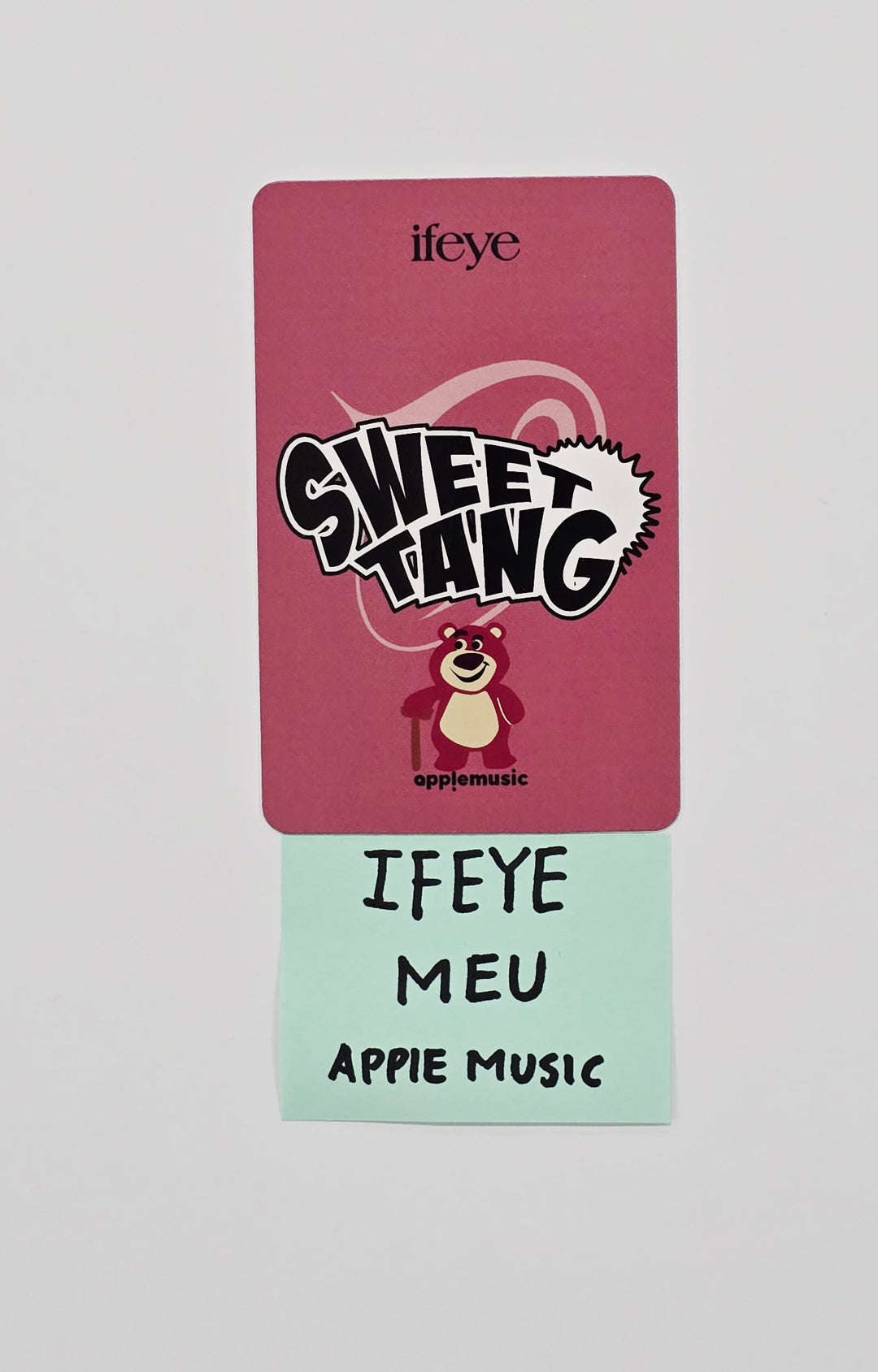 MEU (Of IFEYE) "Sweet Tang" - Hand Autographed(Signed) Photocard [25.10.01]
