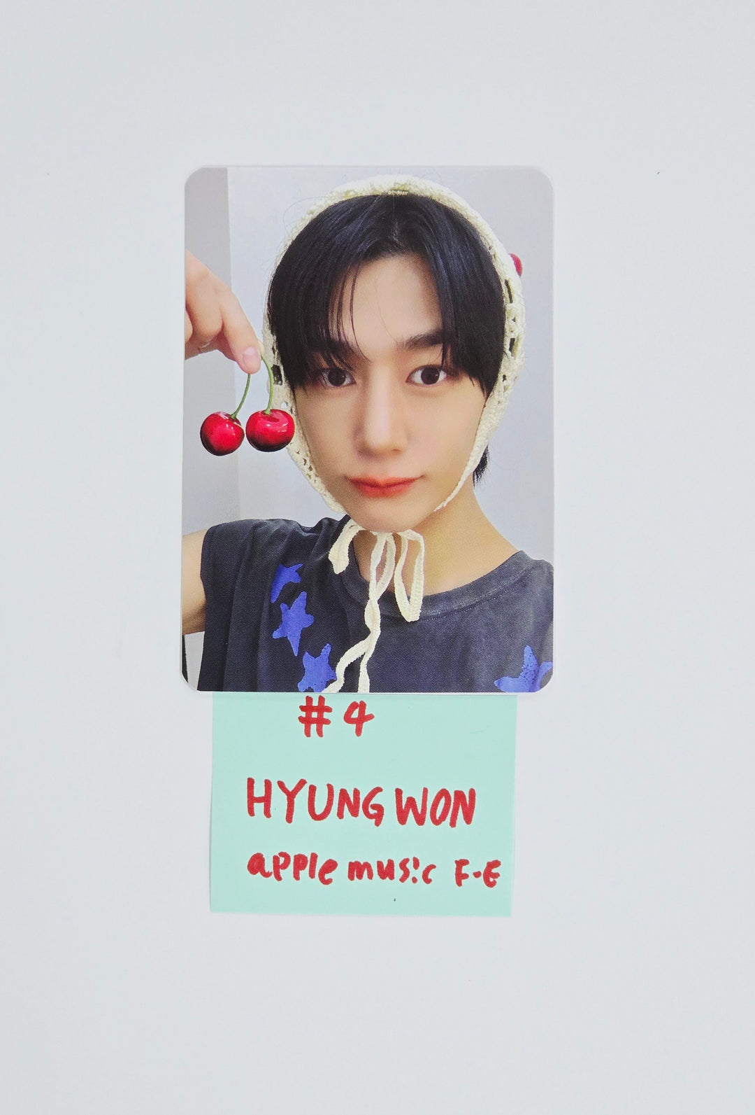 MONSTA X "THE X" - Apple Music Fansign Event Photocard R2 [25.10.01]