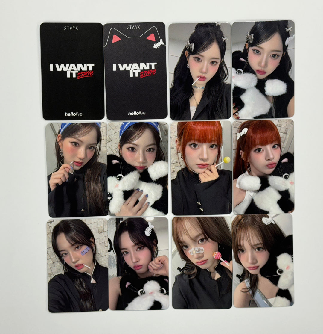 STAYC "I WANT IT" - Hello Live Fansign Event Photocard R2 [25.10.01]