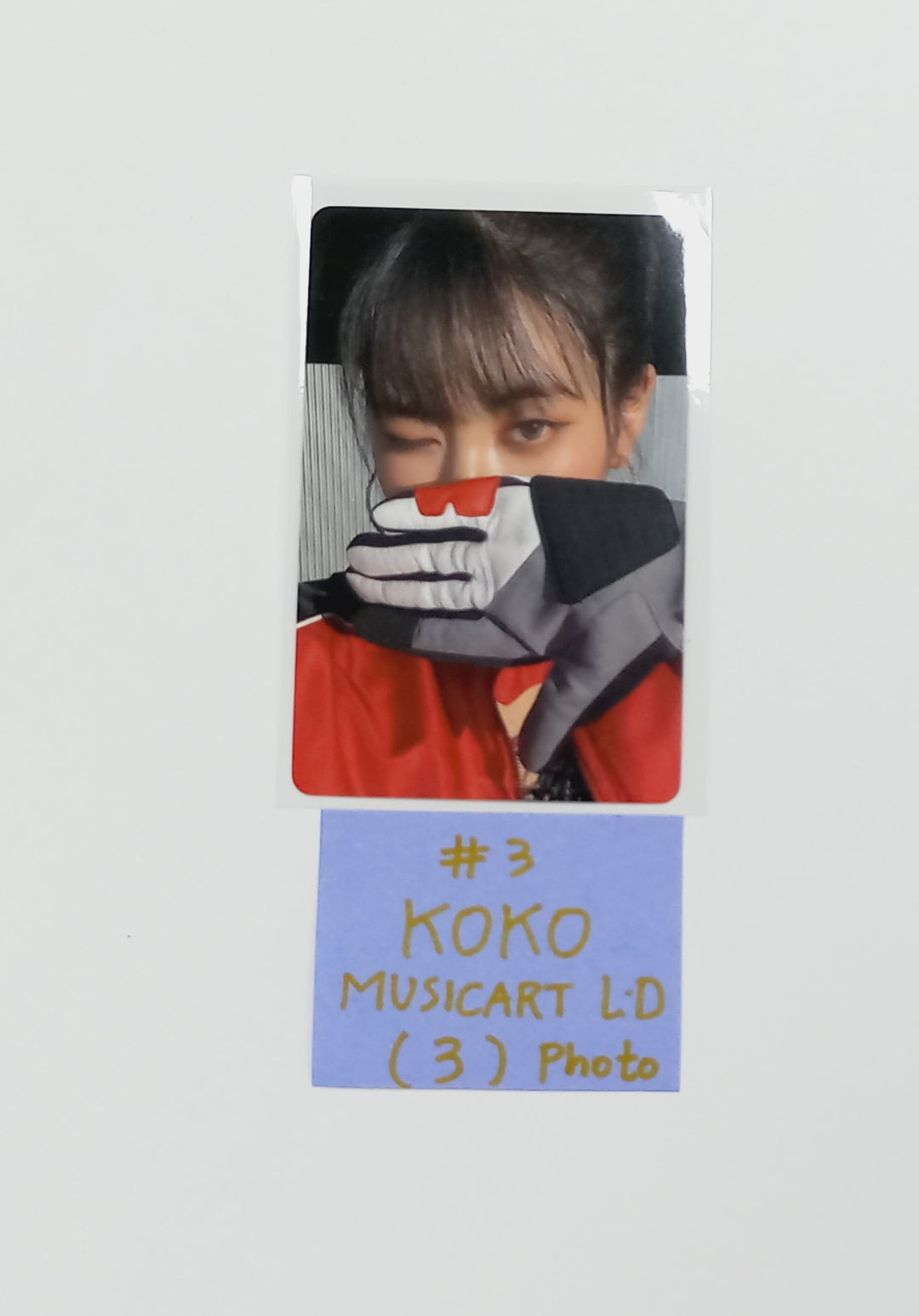 IZNA "Not Just Pretty" - Music Art Lucky Draw Event Photocard, Polaroid type Photocard [25.10.01]