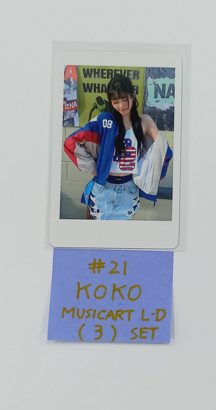 IZNA "Not Just Pretty" - Music Art Lucky Draw Event Photocard, Polaroid type Photocard [25.10.01]
