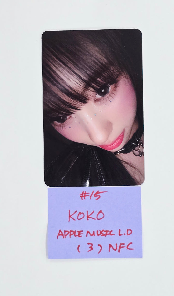 IZNA "Not Just Pretty" - Apple Music Lucky Draw Event Photocard, Polaroid type Photocard [25.10.01]