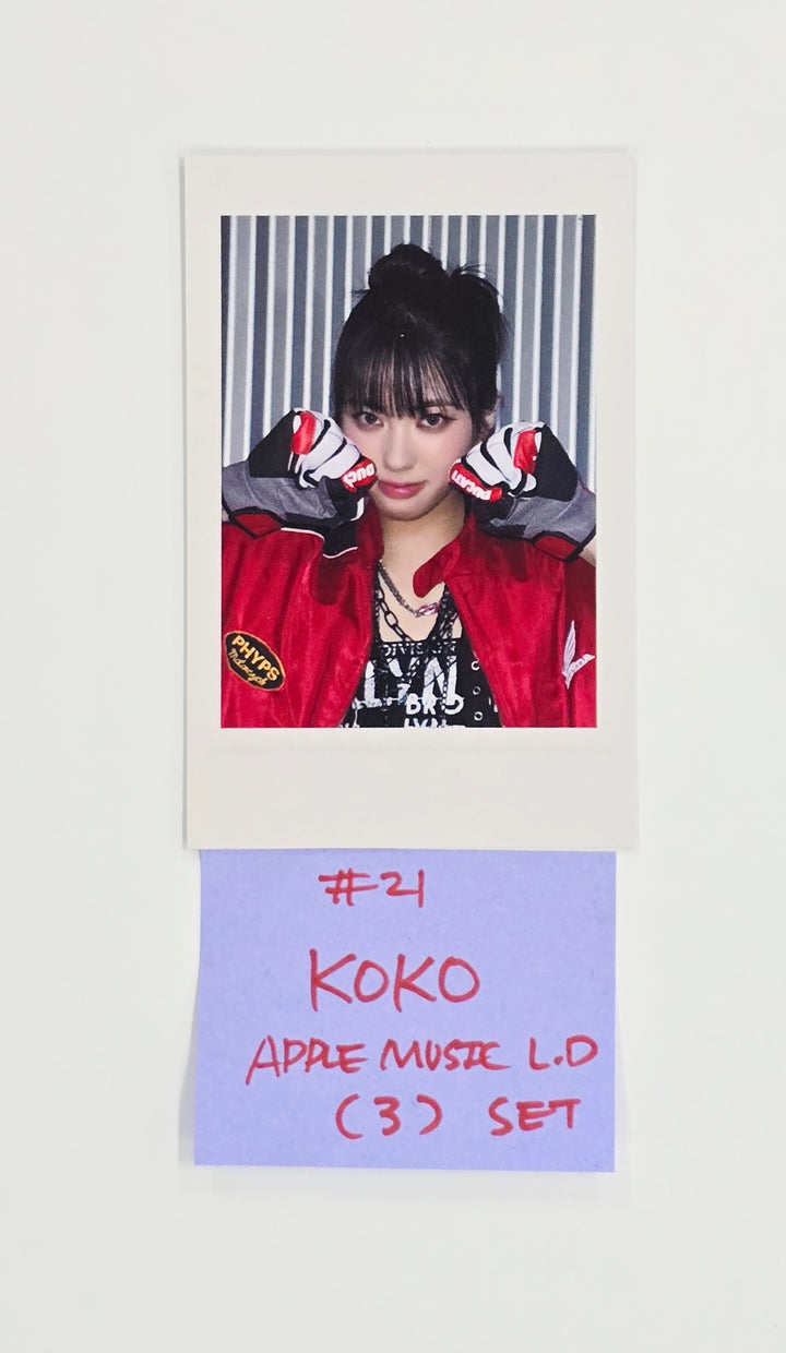 IZNA "Not Just Pretty" - Apple Music Lucky Draw Event Photocard, Polaroid type Photocard [25.10.01]