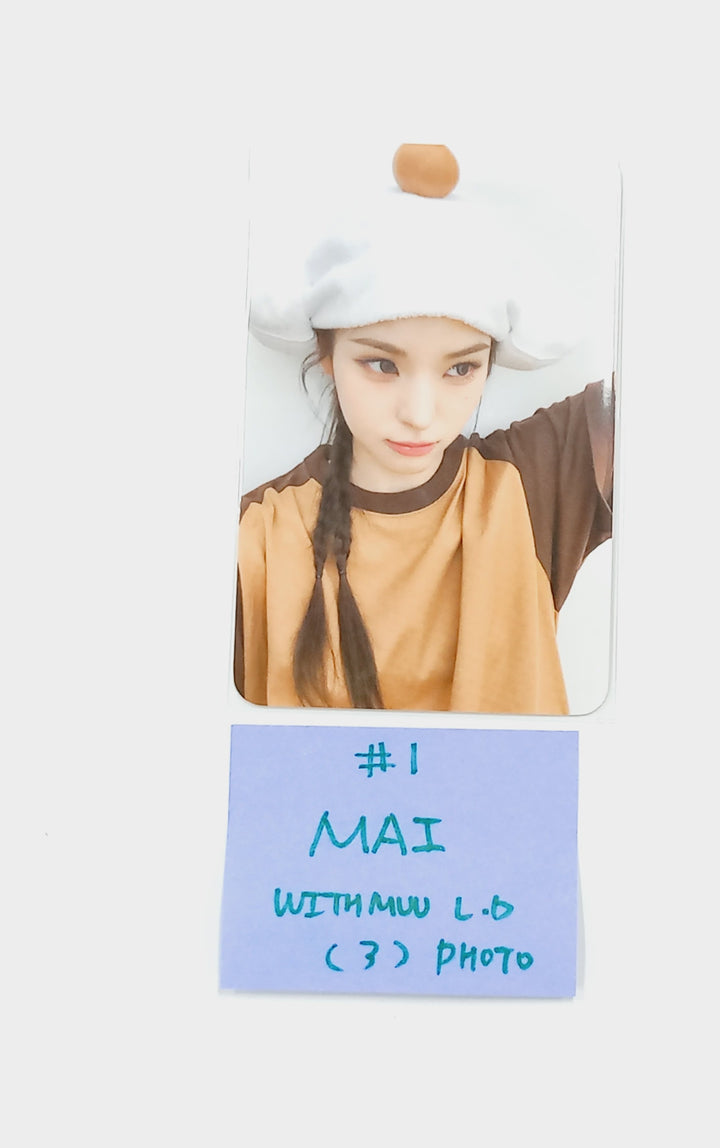 IZNA "Not Just Pretty" - Withmuu Lucky Draw Event Photocard, Polaroid type Photocard [25.10.01]