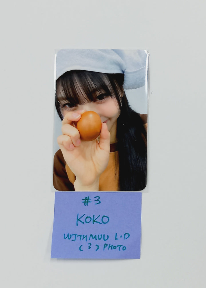 IZNA "Not Just Pretty" - Withmuu Lucky Draw Event Photocard, Polaroid type Photocard [25.10.01]