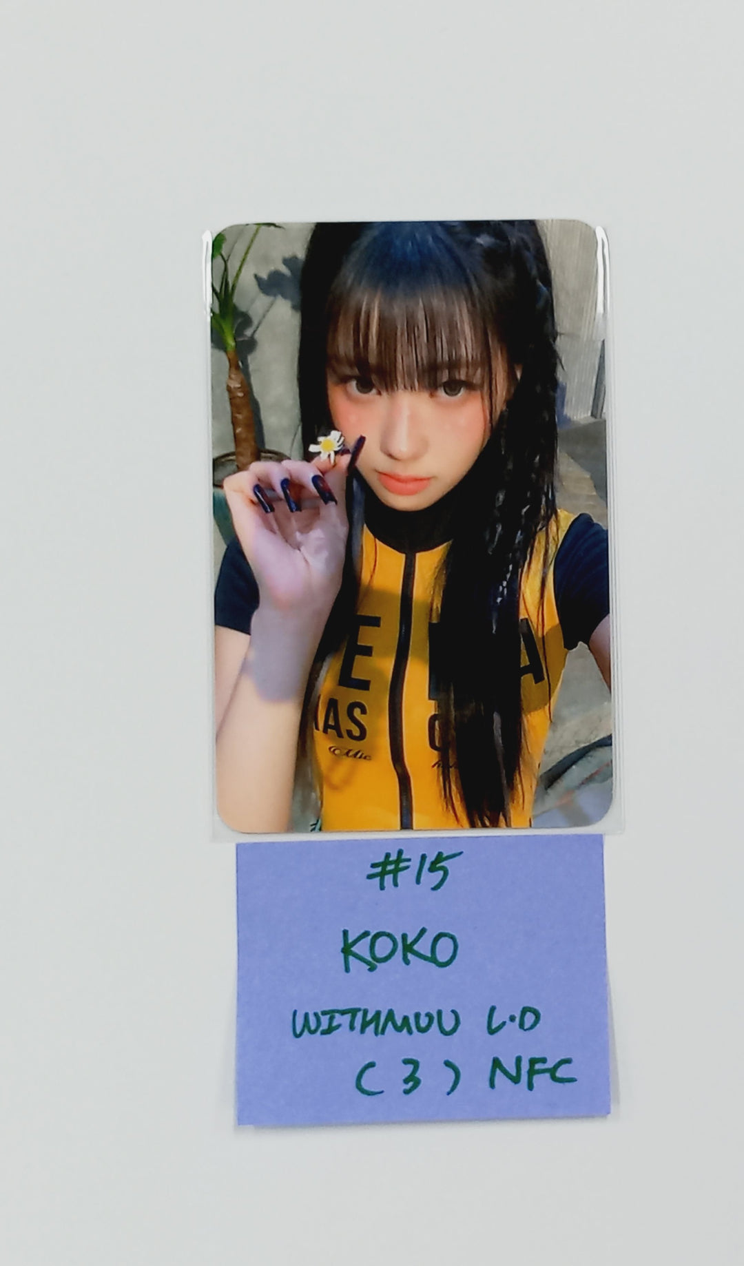 IZNA "Not Just Pretty" - Withmuu Lucky Draw Event Photocard, Polaroid type Photocard [25.10.01]