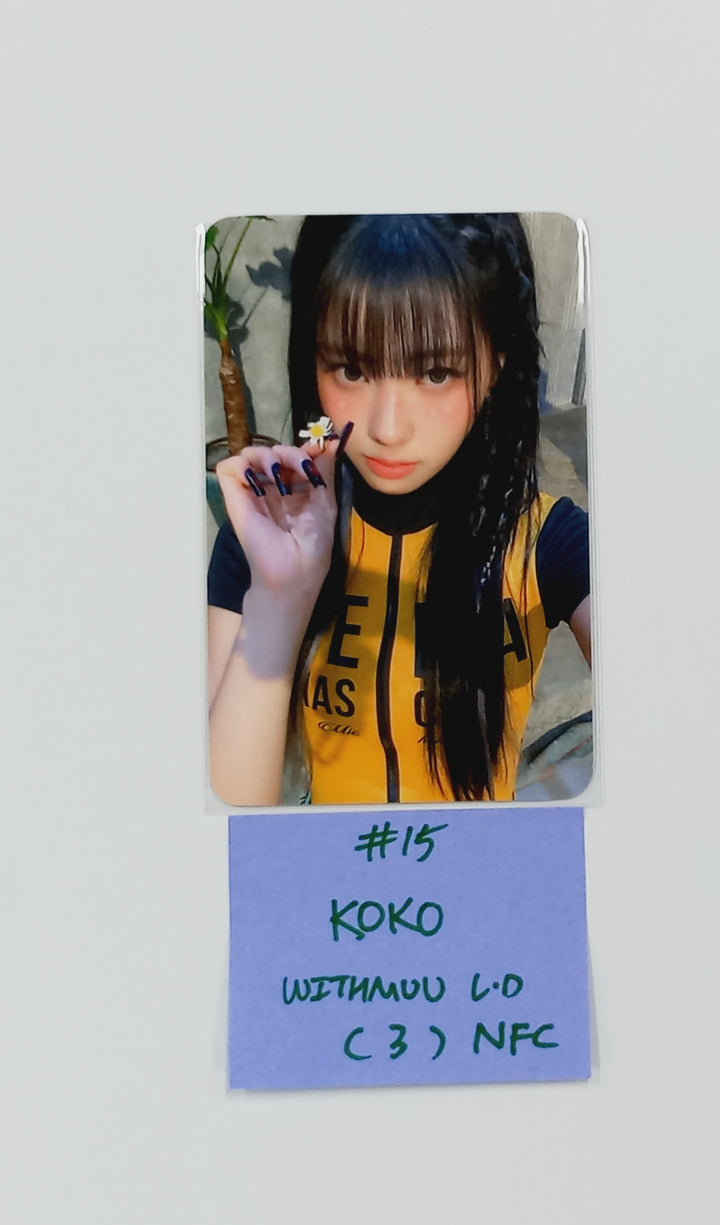 IZNA "Not Just Pretty" - Withmuu Lucky Draw Event Photocard, Polaroid type Photocard [25.10.01]