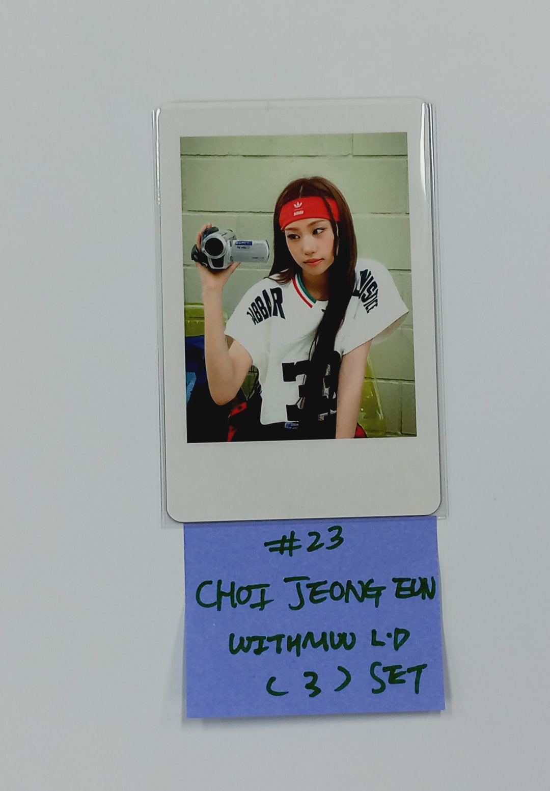 IZNA "Not Just Pretty" - Withmuu Lucky Draw Event Photocard, Polaroid type Photocard [25.10.01]