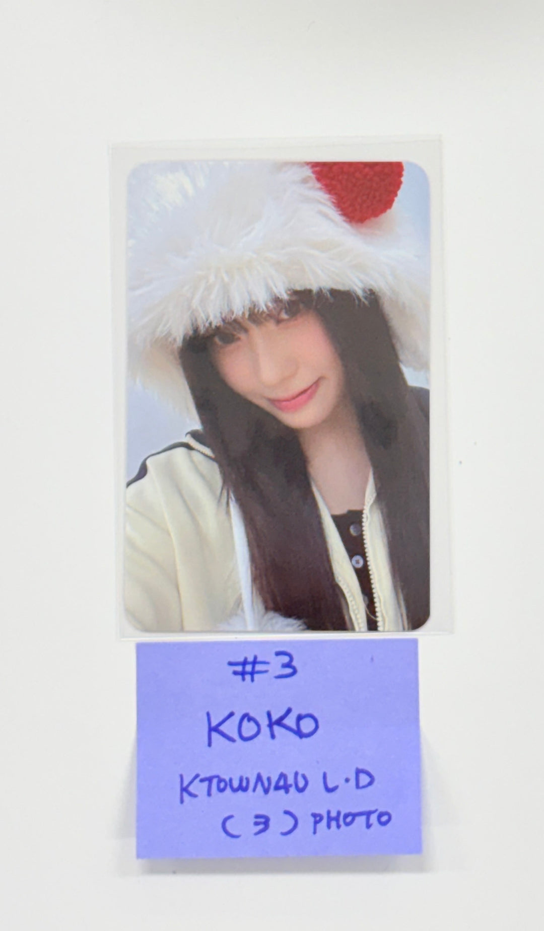 IZNA "Not Just Pretty" - Ktown4U Lucky Draw Event Photocard, Polaroid type Photocard [25.10.01]
