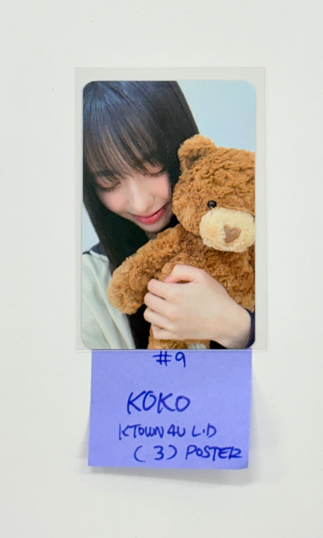 IZNA "Not Just Pretty" - Ktown4U Lucky Draw Event Photocard, Polaroid type Photocard [25.10.01]