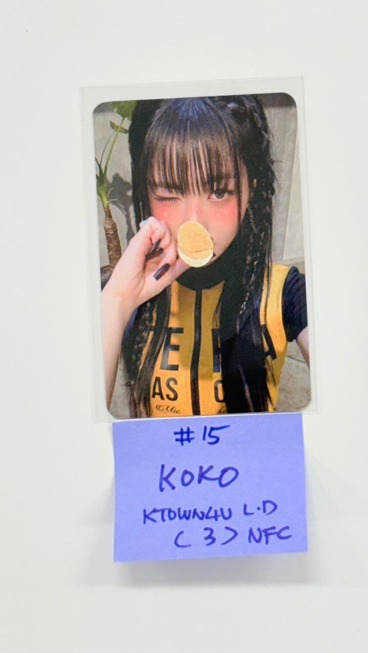 IZNA "Not Just Pretty" - Ktown4U Lucky Draw Event Photocard, Polaroid type Photocard [25.10.01]