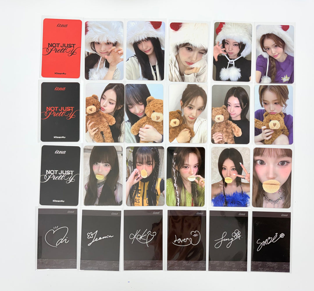 IZNA "Not Just Pretty" - Ktown4U Lucky Draw Event Photocard, Polaroid type Photocard [25.10.01]