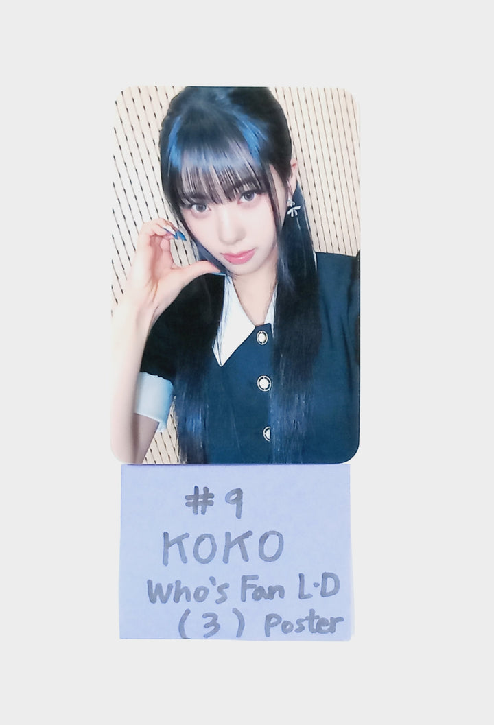 IZNA "Not Just Pretty" - Who's Fan Lucky Draw Event Photocard [25.10.01]
