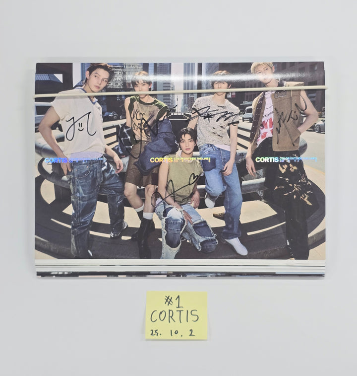 CORTIS "Color Outside The Lines" - Hand Autographed(Signed) Promo Album [25.10.2]